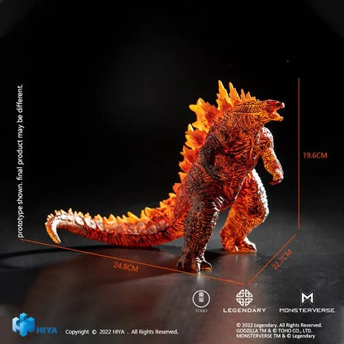 red godzilla king of the monsters Hiya Toys - Godzilla: King of Monsters - Stylist Burning Godzilla Stat