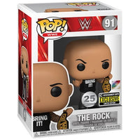 Funko Pop! - WWE - The Rock with Championship Belt - EE Exclusive #91