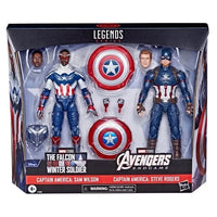 Marvel Legends - Avengers - Captain America Sam Wilson & Steve Rogers 2 Pack