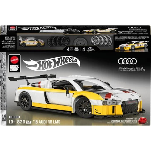 Hot Wheels - Brick Shop - '15 Audi R8 LMS With Exclusive Car