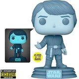Funko Pop! - Star Wars - Return of the Jedi 40th Hologram Luke Skywalker GITD EE Exclusive #615