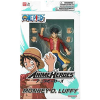 Bandai - One Piece Anime Heroes - Monkey D. Luffy Renewal Version Figure