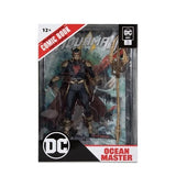 DC - DC Direct - Ocean Master Page Punchers 7 Inch Figure With Aquaman Comic Book