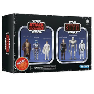 Star Wars - The Retro Collection - Attack of the Clones & Star Wars: Revenge of the Sith Figure Set