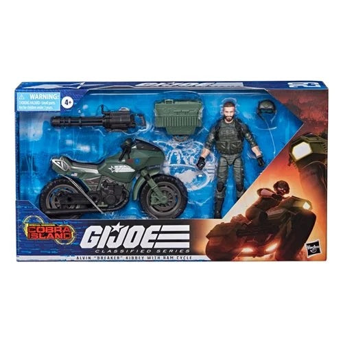 G.I. Joe - Classified Series - Alvin "Breaker" Kibbey With RAM Cycle