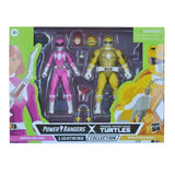 Power Rangers & Teenage Mutant Nina Turtles - Lightning Collection -April O'Neil Pink & Michelangelo Yellow 2 Pack