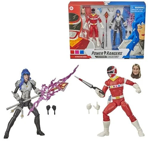 Power Rangers - Mighty Morphin Lightning Collection - In Space Red Ranger & Astronema Set