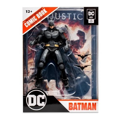 DC - DC Direct - Batman Injustice 2 Page Punchers 7 Inch Figure With Comic Book