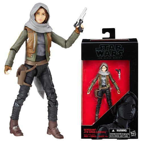 Star Wars Black Series Figurine Jyn Erso 15 Cm – Rogue One, Accessoires Blaster Et Écharpe, Dès 4 Ans