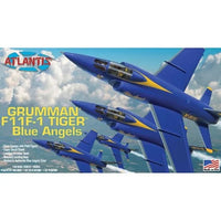 Models - Atlantis - Grumman F11F-1 Tiger Blue Angels 1:54 Scale Plastic Model Kit