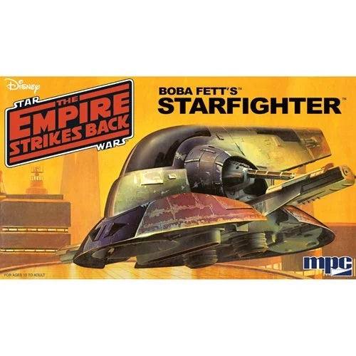 Models - MPC - Star Wars - The Empire Strikes Back Boba Fett's Starfighter 1:85 Scale Model Kit
