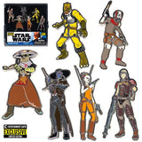 Star Wars - Monogram - The Clone Wars: Bounty Hunters Enamel Pin 6 Pack - EE Exclusive