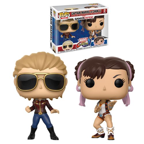 Opera Afvigelse Luske Funko Pop - Marvel Vs Capcom Captain Marvel Vs Chun-Li Pop! Vinyl 2-Pa |  TRG Toys & Collectibles