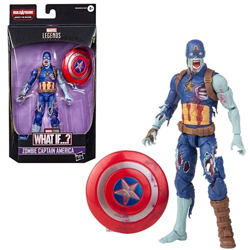 Marvel Legends - What If? - Zombie Captain America (The Watcher BAF)