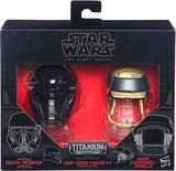 Star Wars - Black Series Titanium Helmets - Box 6 - Death Trooper & Rebel Commando