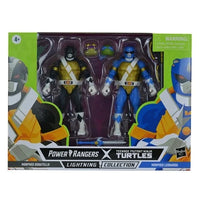 Power Rangers & Teenage Mutant Nina Turtles - Lightning Collection -Donatello Black and Leonardo Blue 2 Pack