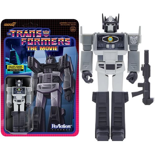 Super7 - ReAction Figures - Transformers - Fallen Leader Optimus Prime