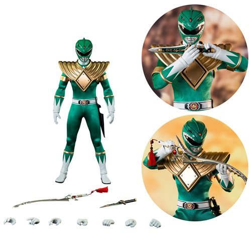 Mighty Morphin Power Rangers - ThreeZero - Green Ranger 1:6 Scale Figu ...