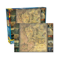 Puzzles - The Lord of the Rings Map 1,000 Piece Puzzle