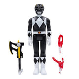 Super7 - ReAction Figures - Might Morphin Power Rangers Black Ranger 3.75" Figure