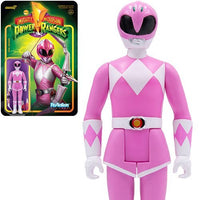 Super7 - ReAction Figures - Might Morphin Power Rangers Pink Ranger 3.75