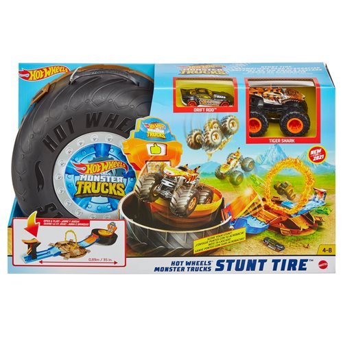 Hot Wheels - Monster Trucks Stunt Tire Playset