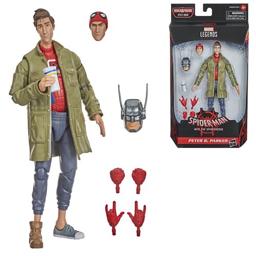 MARVEL LEGENDS INTO The Spider Verse Peter B Parker Stilt Man Baf Wave MARVEL LEGENDS INTO The Spider Verse Peter B Parker Stilt Man Baf Wave