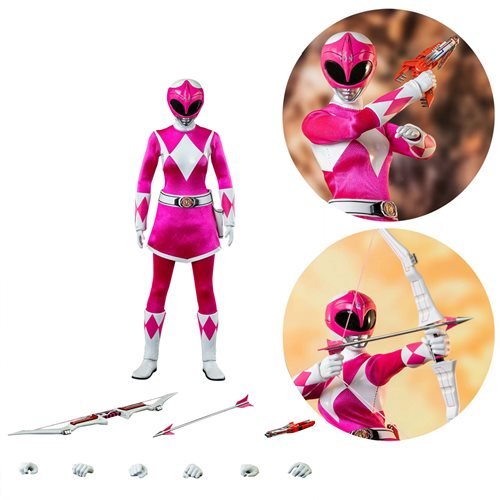 Mighty Morphin Power Rangers - ThreeZero - Pink Ranger 1:6 Scale Figur ...