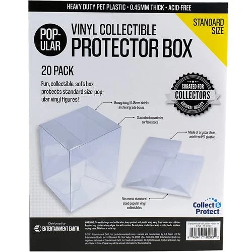 Pop Box Protector Funko Pop! - Protector Box - Fits Single Standard Pop (20 Pack) | TRG ...