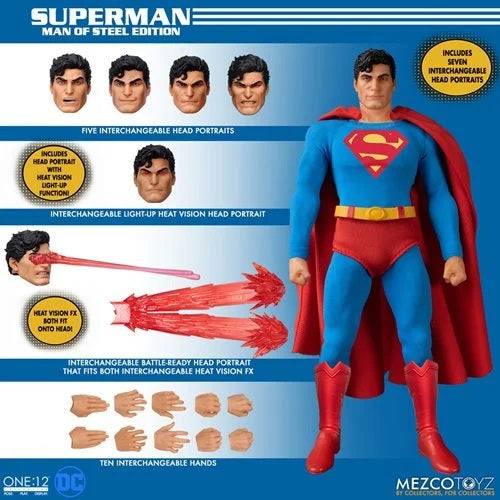 Mezco - One:12 Collective Action Figures - Superman: Man of Steel