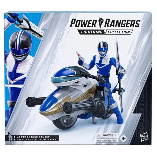 Power Rangers - Lightning Collection - Time Force Blue Ranger and Vector Cycle