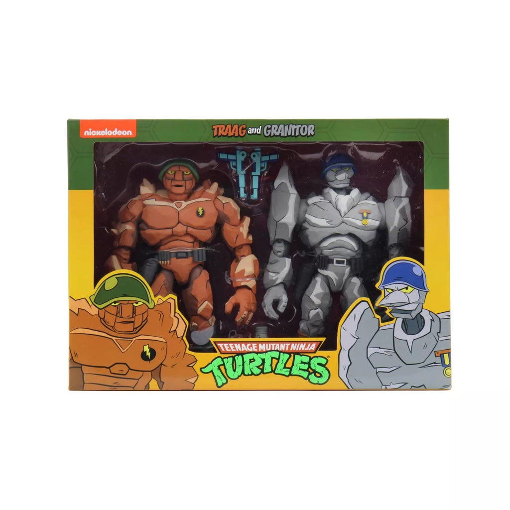 Teenage Mutant Ninja Turtles - NECA - Traag and Granitor 2 Pack