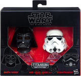 Star Wars - Black Series Titanium Helmets - Box 3 - Darth Vader & Stormtrooper